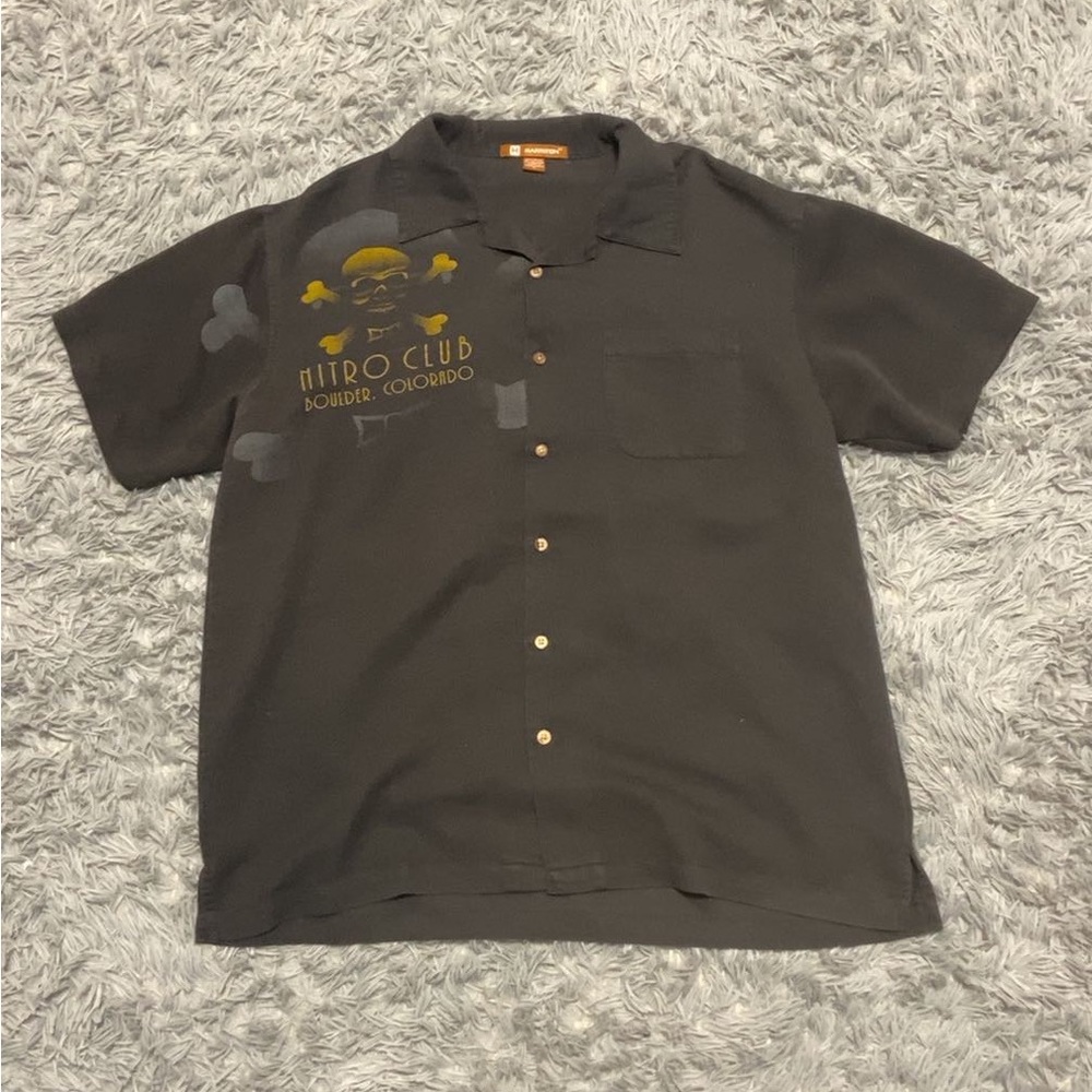 Men’s XL Vintage Button down Harrington RARE